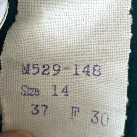 Vintage 90s Pendleton Blue Virgin Wool Crop Jacket - Picture 8 of 10